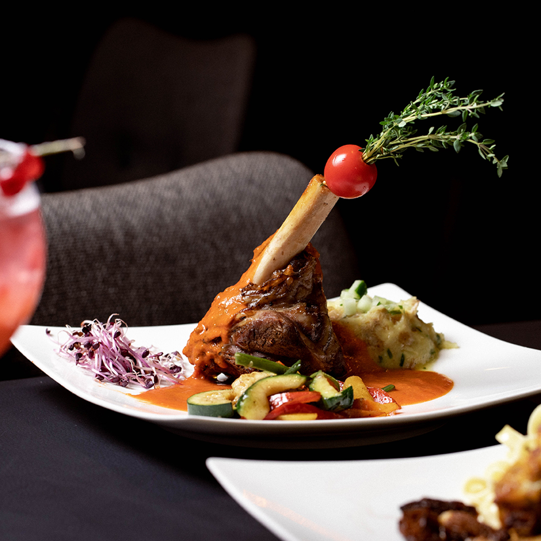 Dish served at the halal restaurant