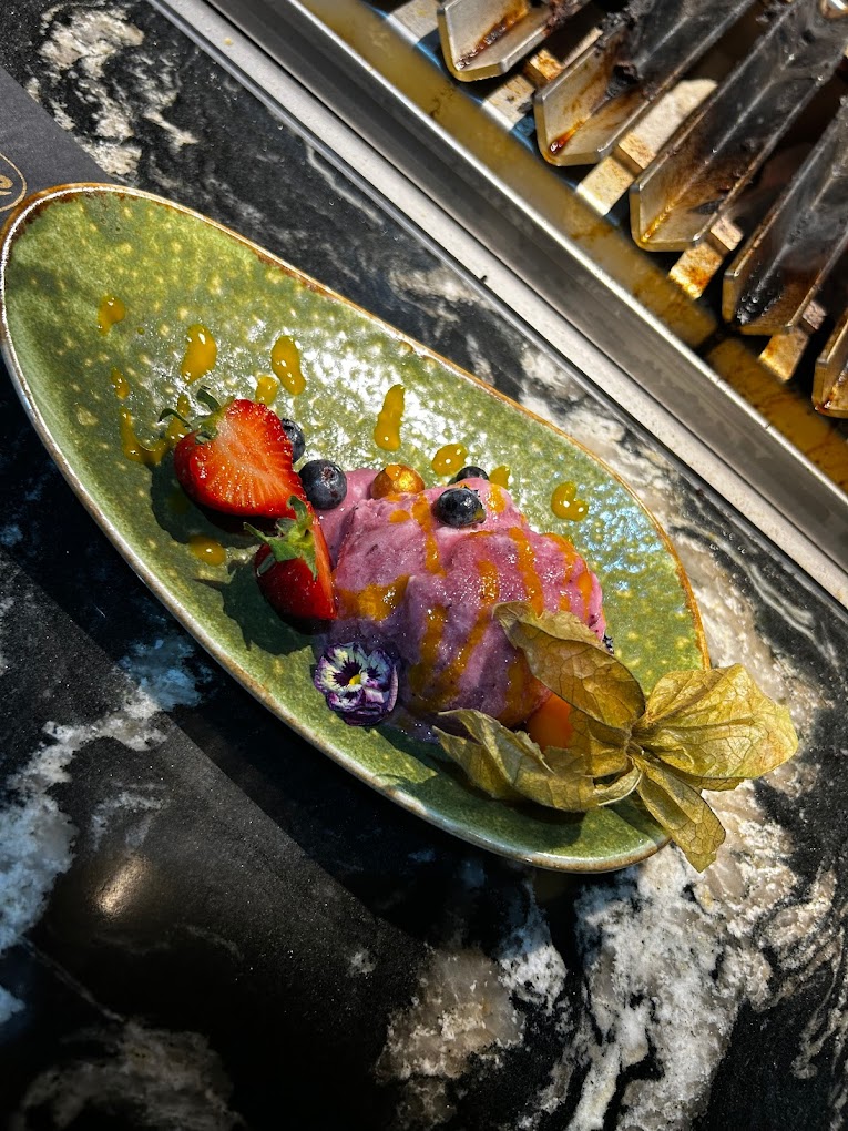 Dish served at the halal restaurant