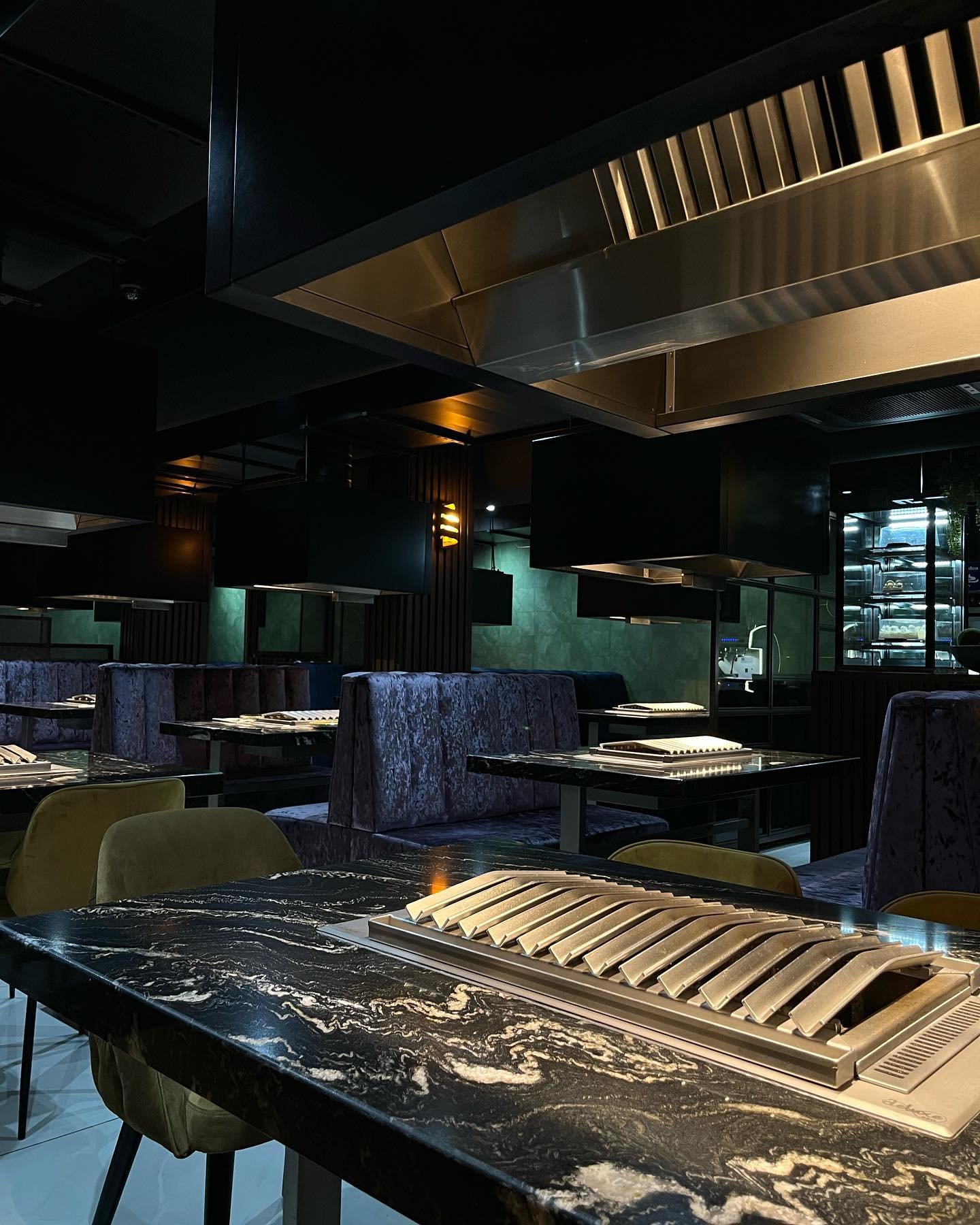 Interior/exterior of the halal restaurant