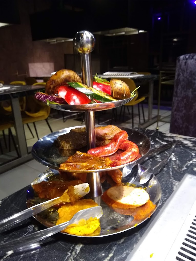 Dish served at the halal restaurant
