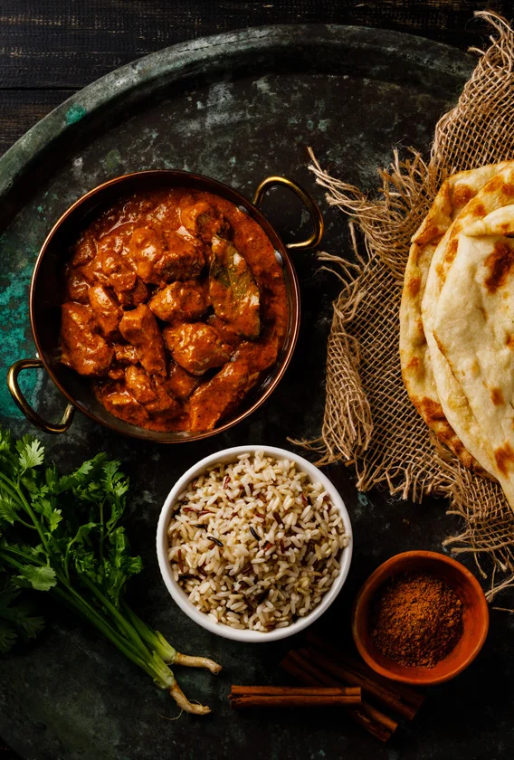 Dish served at the halal restaurant
