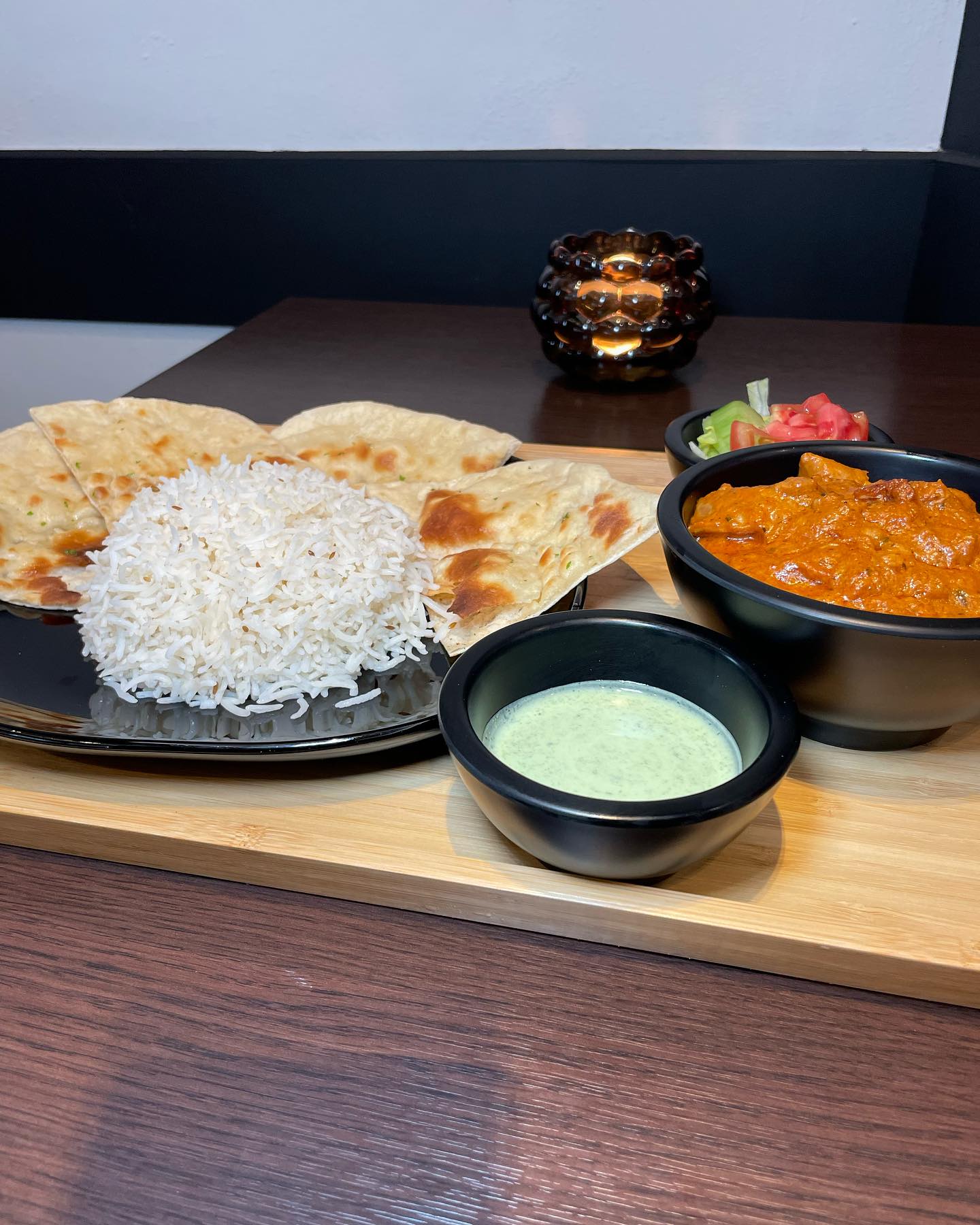 Dish served at the halal restaurant