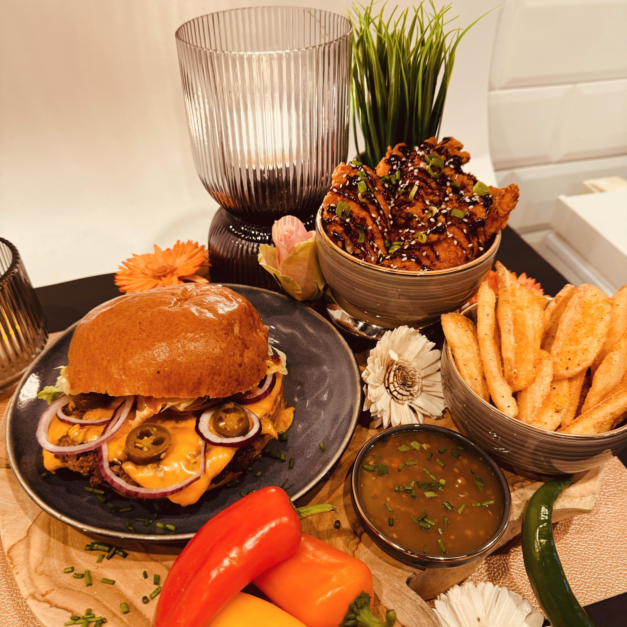 Dish served at the halal restaurant