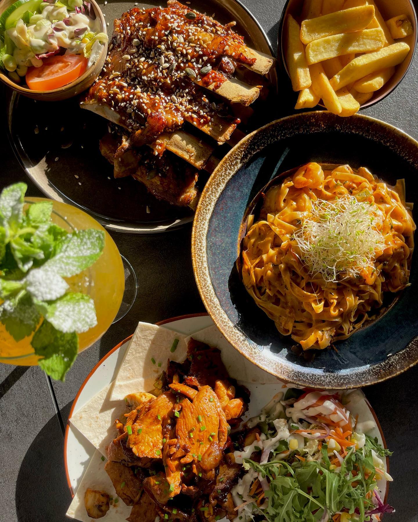 Dish served at the halal restaurant
