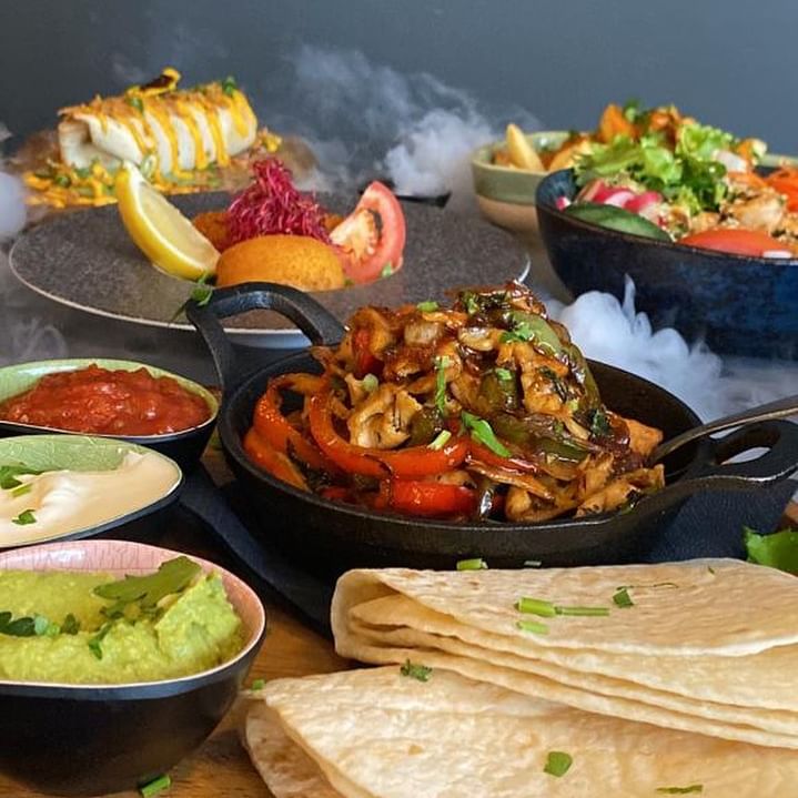 Dish served at the halal restaurant