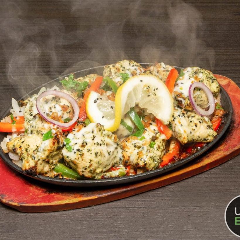Plat servi au restaurant halal