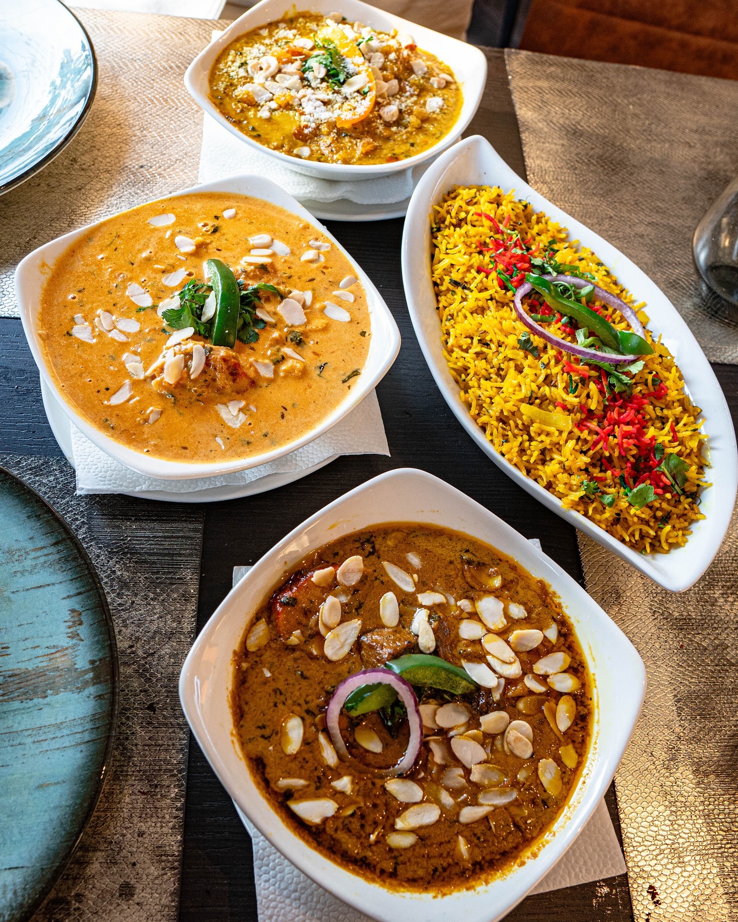 Plat servi au restaurant halal