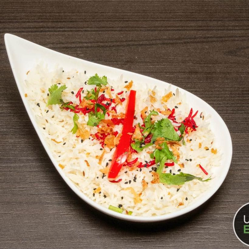 Plat servi au restaurant halal