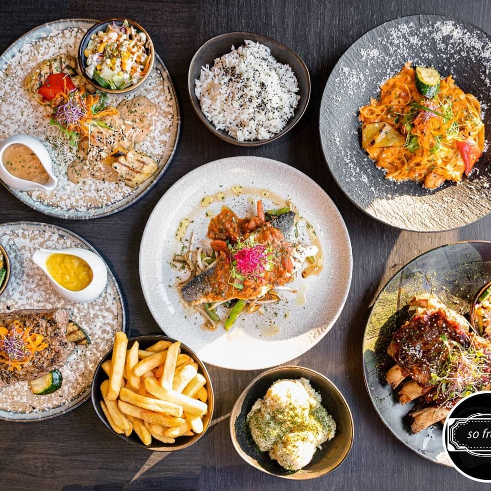 Plat servi au restaurant halal