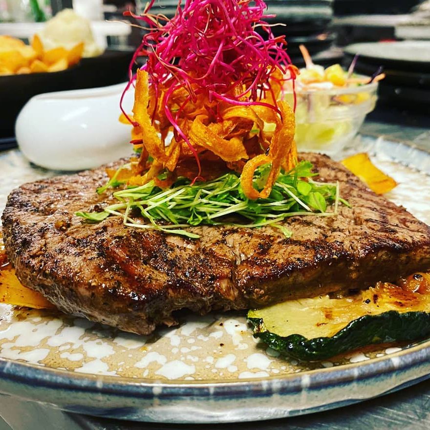 Plat servi au restaurant halal