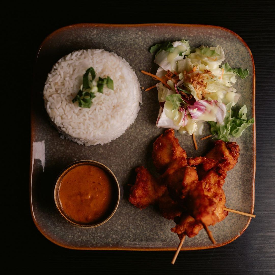 Plat servi au restaurant halal
