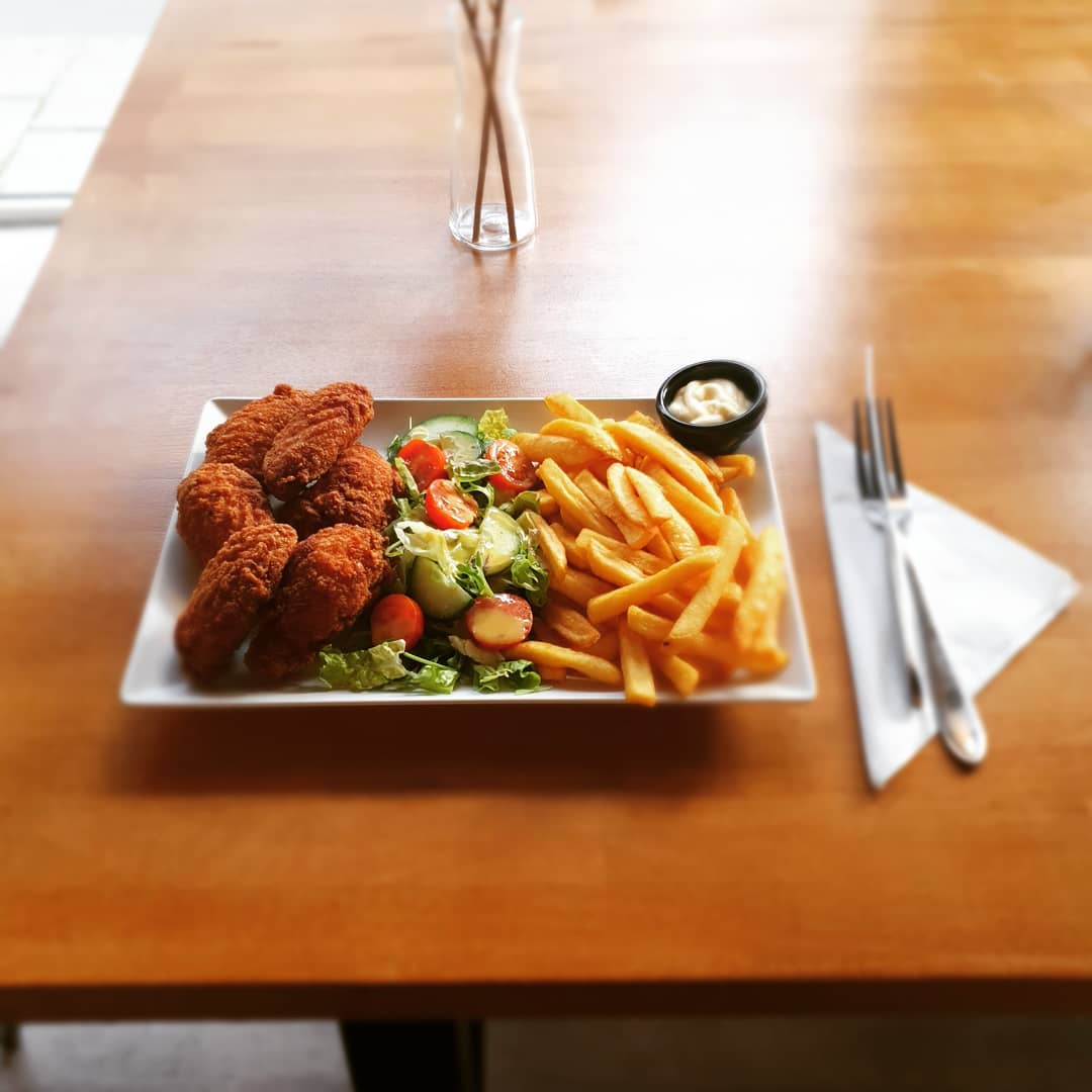 Dish served at the halal restaurant