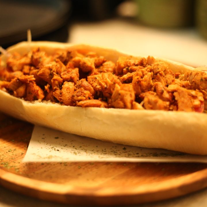 Dish served at the halal restaurant
