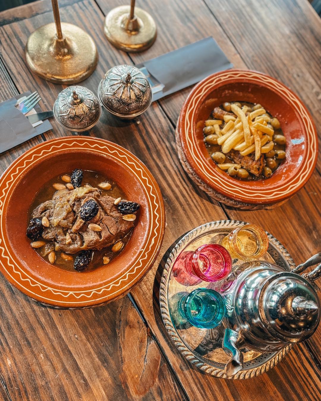 Dish served at the halal restaurant
