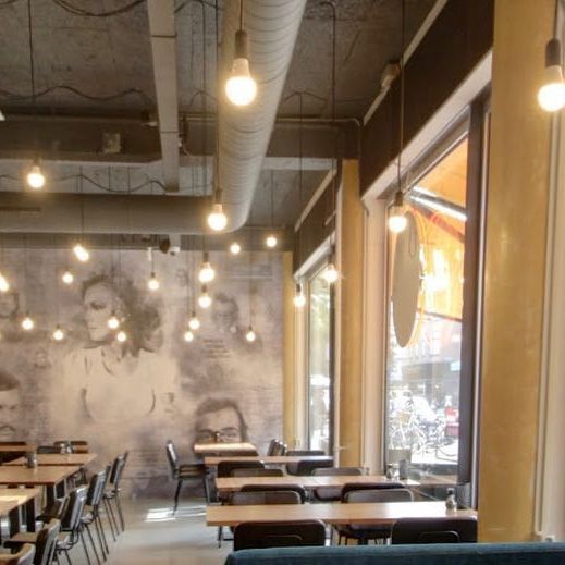 Interior/exterior of the halal restaurant