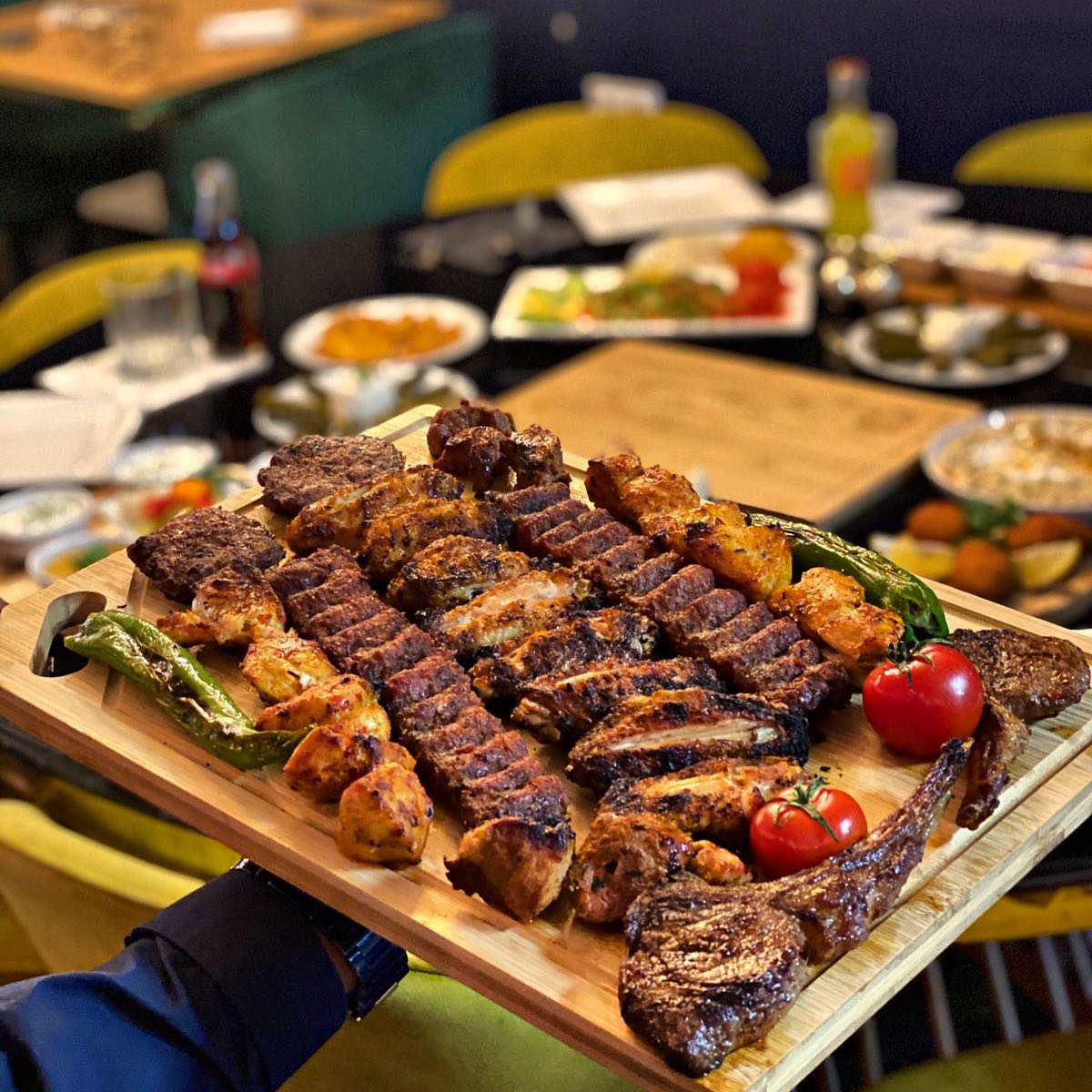 Dish served at the halal restaurant