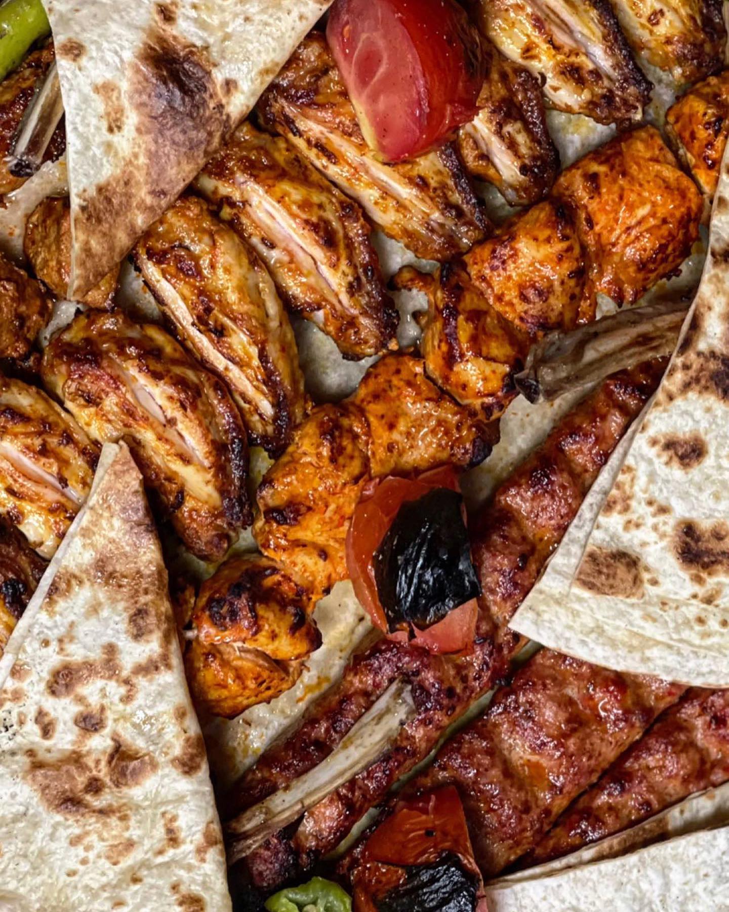 Dish served at the halal restaurant