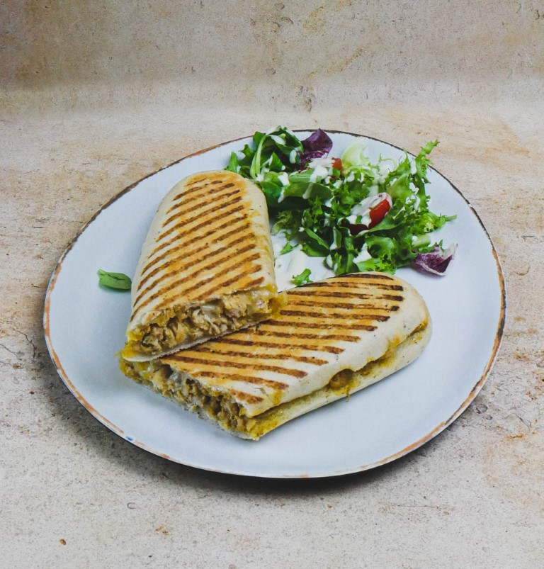Dish served at the halal restaurant