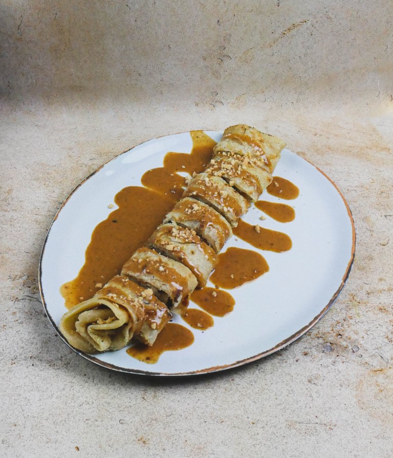 Dish served at the halal restaurant