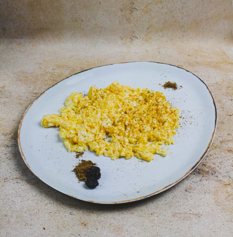 Dish served at the halal restaurant