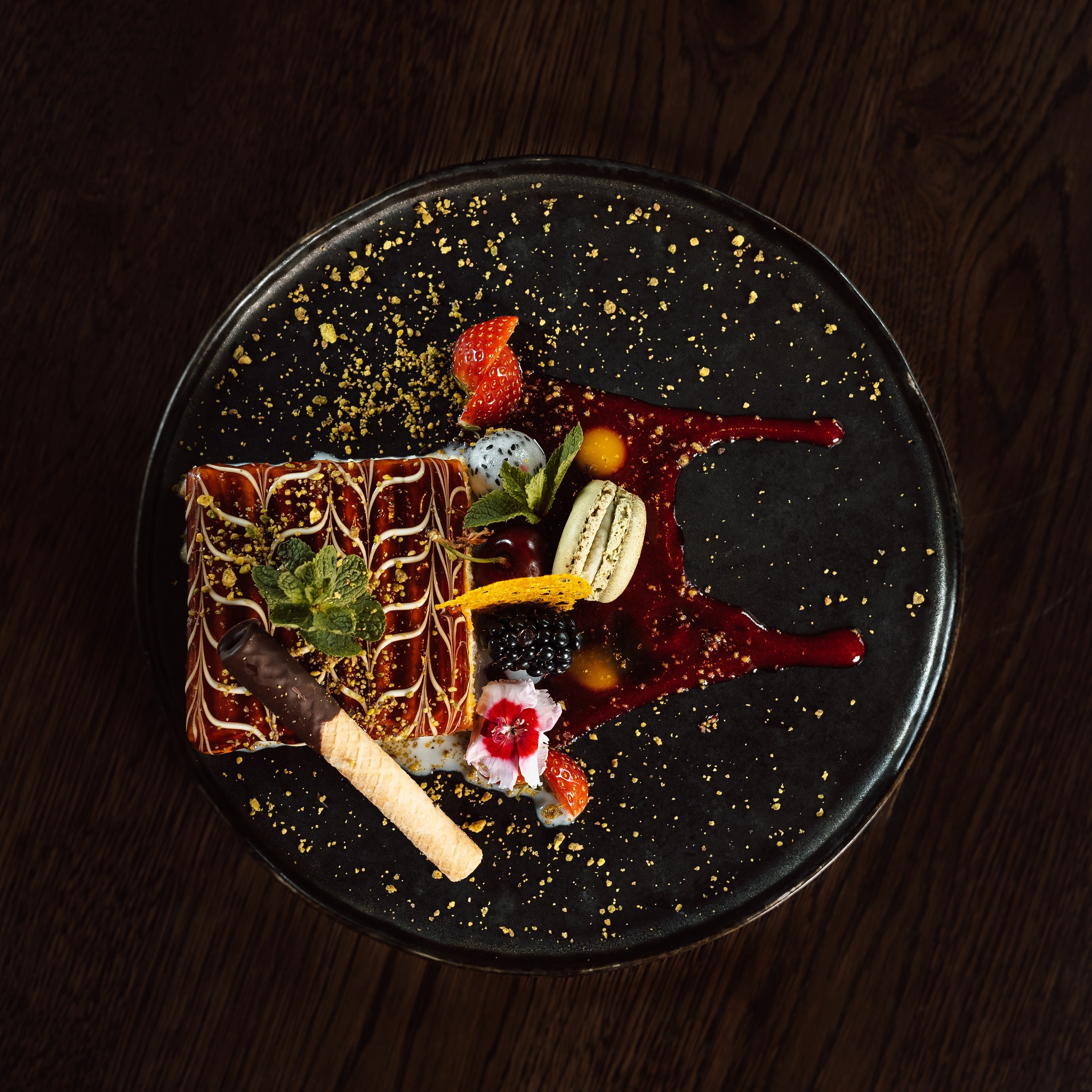 Dish served at the halal restaurant