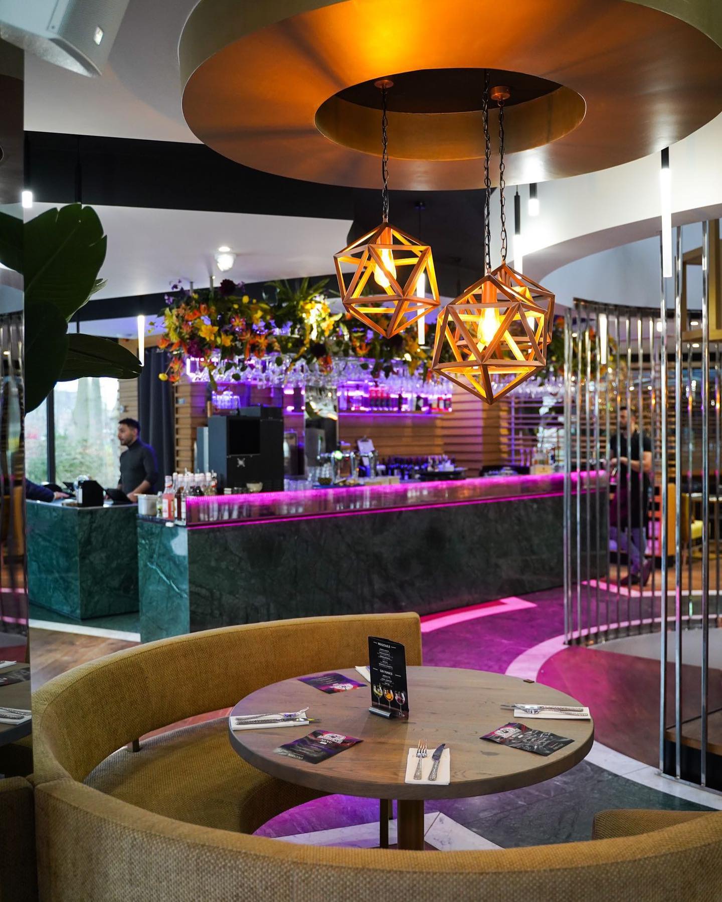 Interior/exterior of the halal restaurant