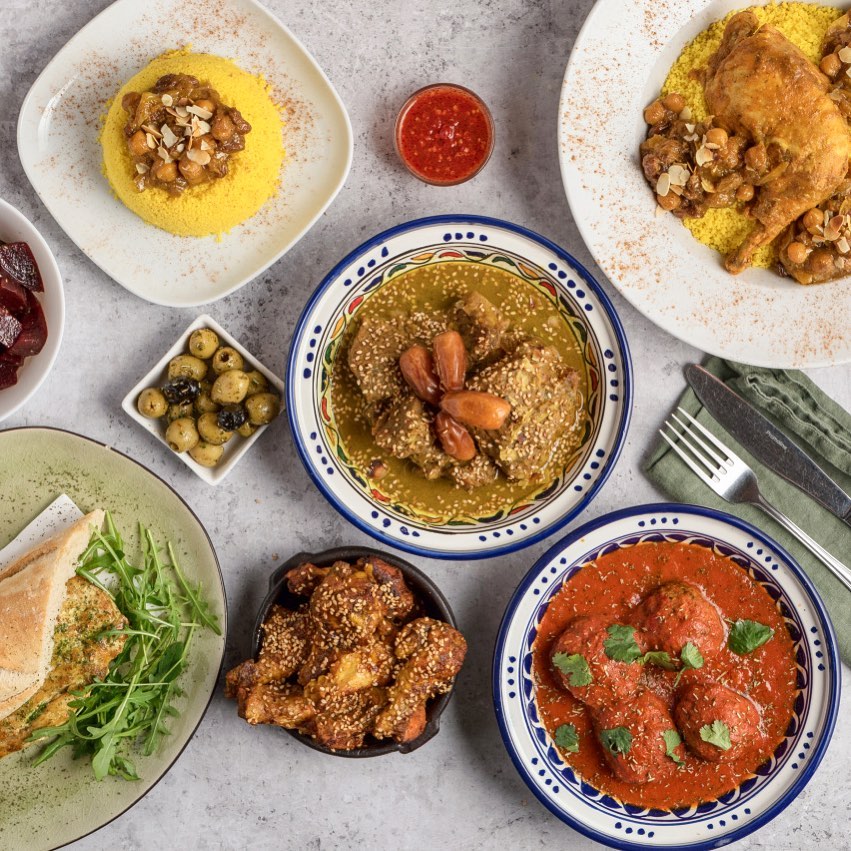 Dish served at the halal restaurant