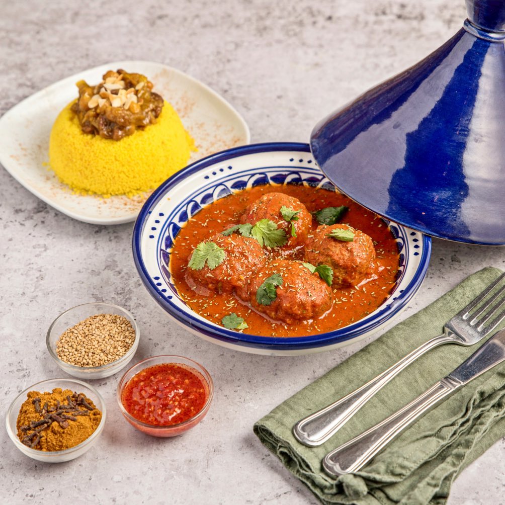 Dish served at the halal restaurant