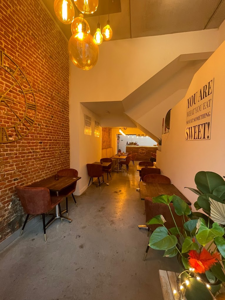 Interior/exterior of the halal restaurant