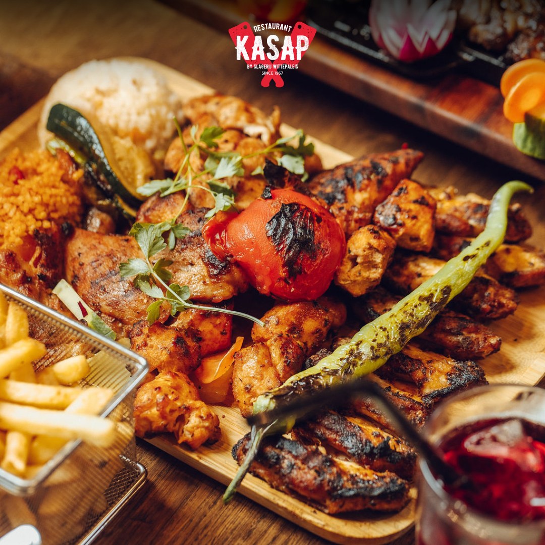 Dish served at the halal restaurant