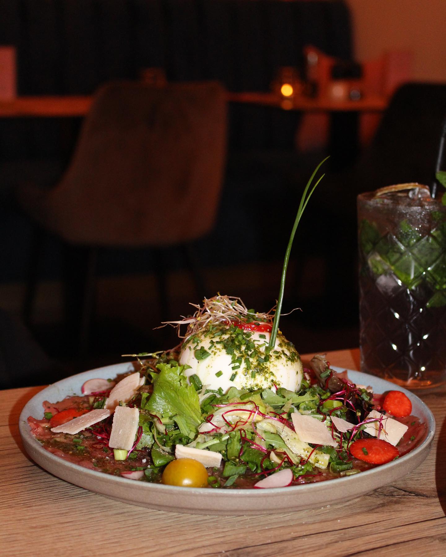 Plat servi au restaurant halal