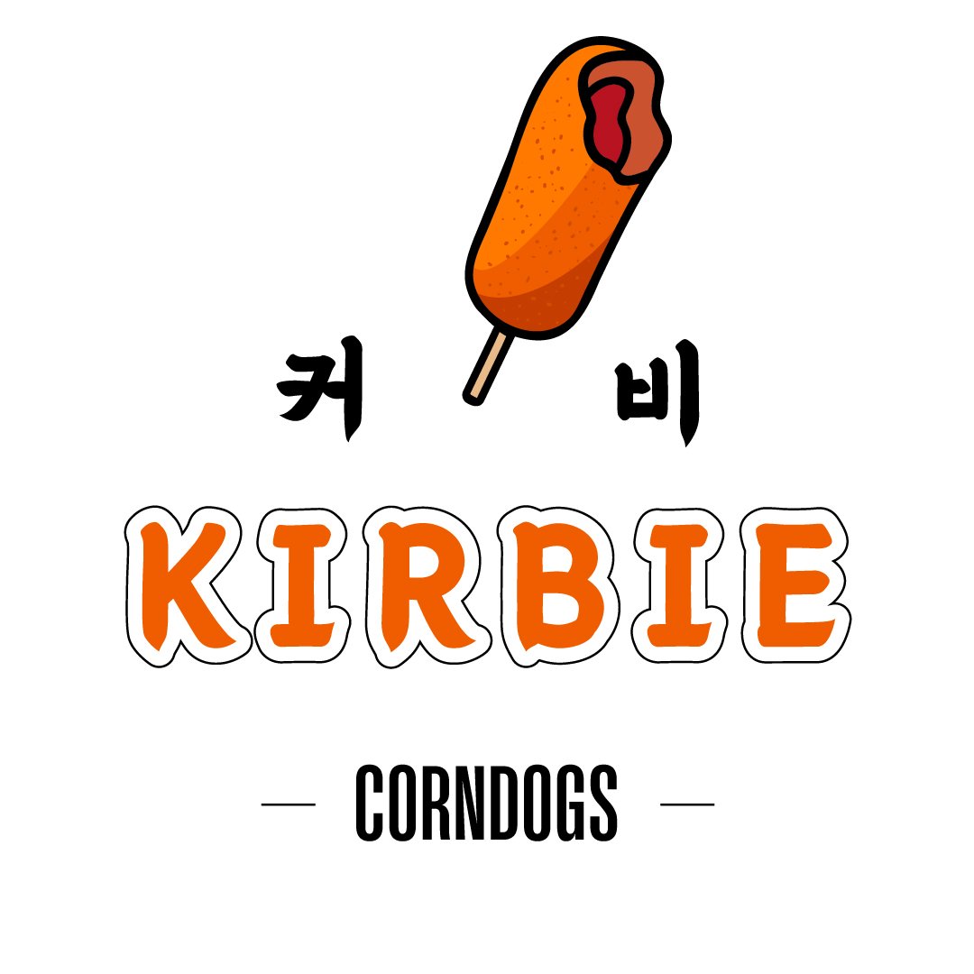 Logo of the halal restaurant Kirbie Corndogs