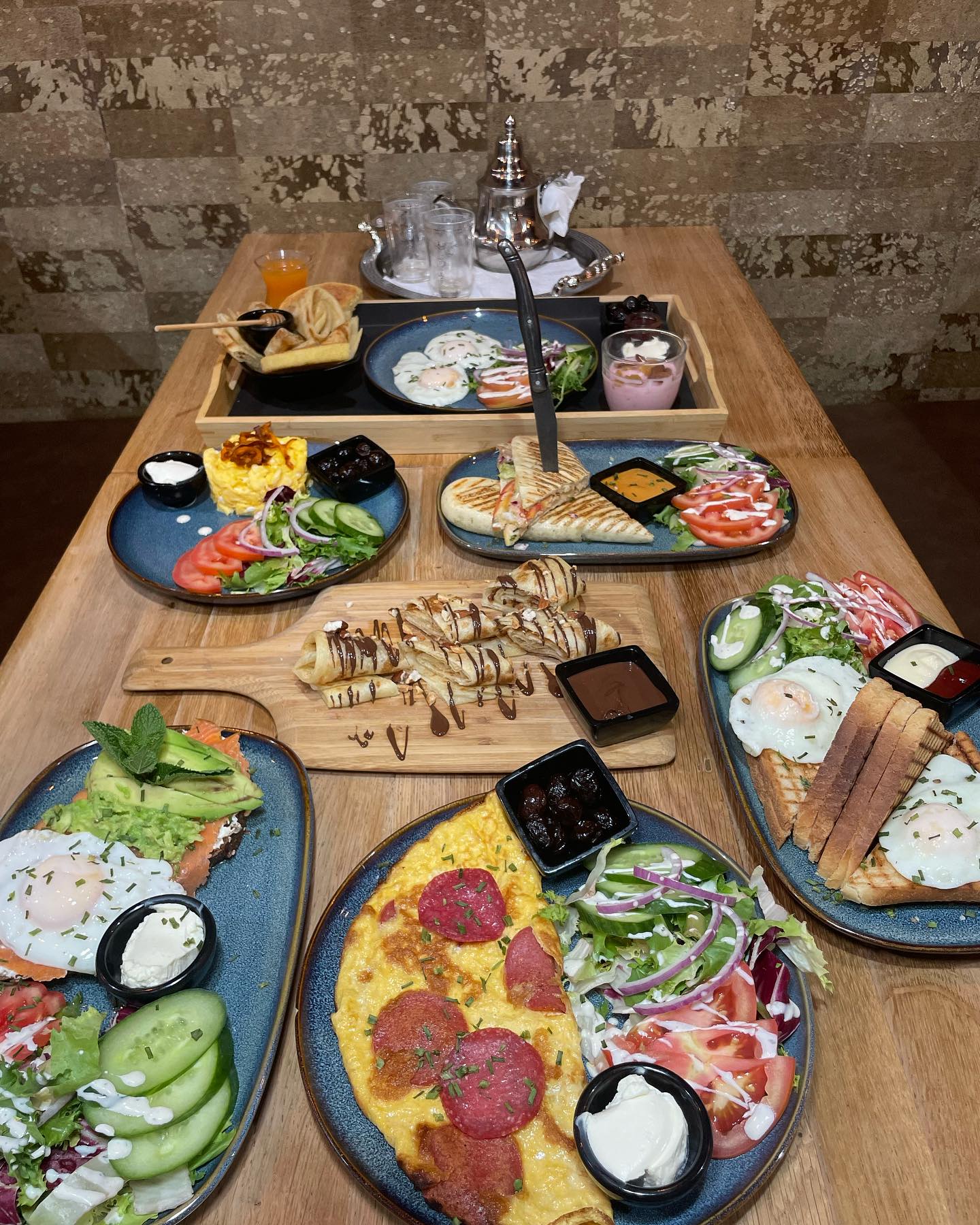 Gerecht geserveerd in het halal restaurant
