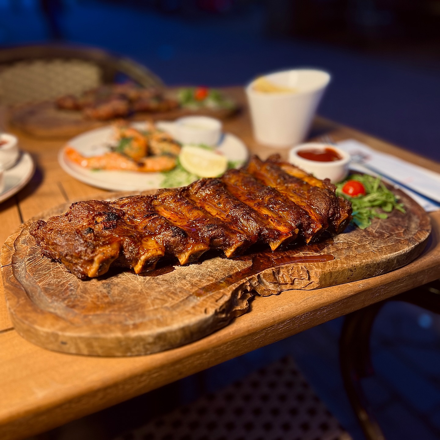 Dish served at the halal restaurant