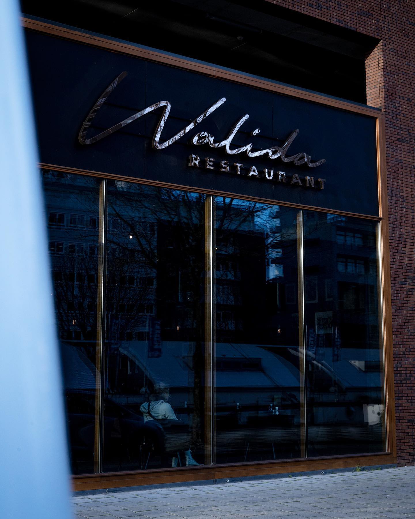 Interior/exterior of the halal restaurant
