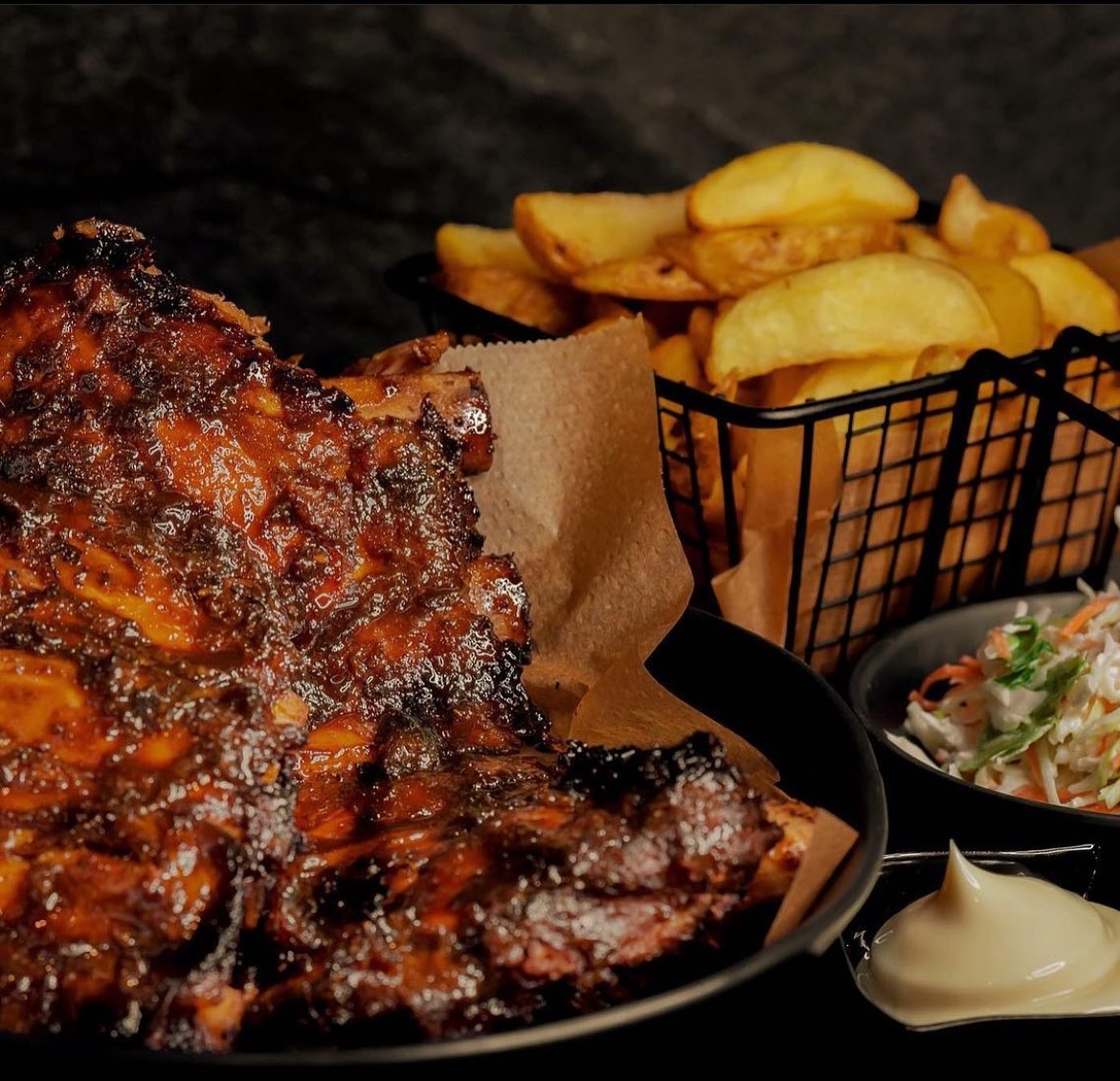 Dish served at the halal restaurant