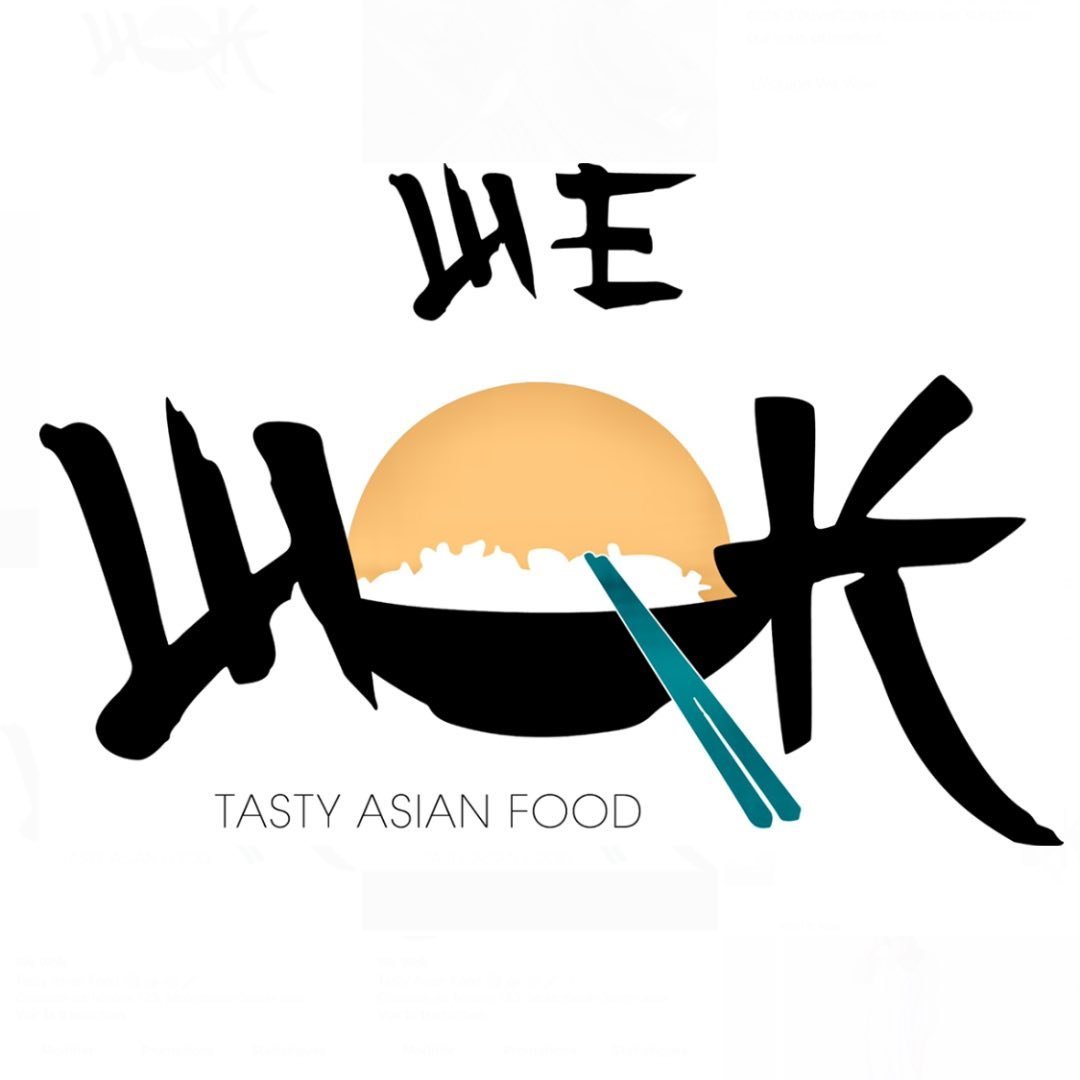Logo van het halal restaurant We Wok