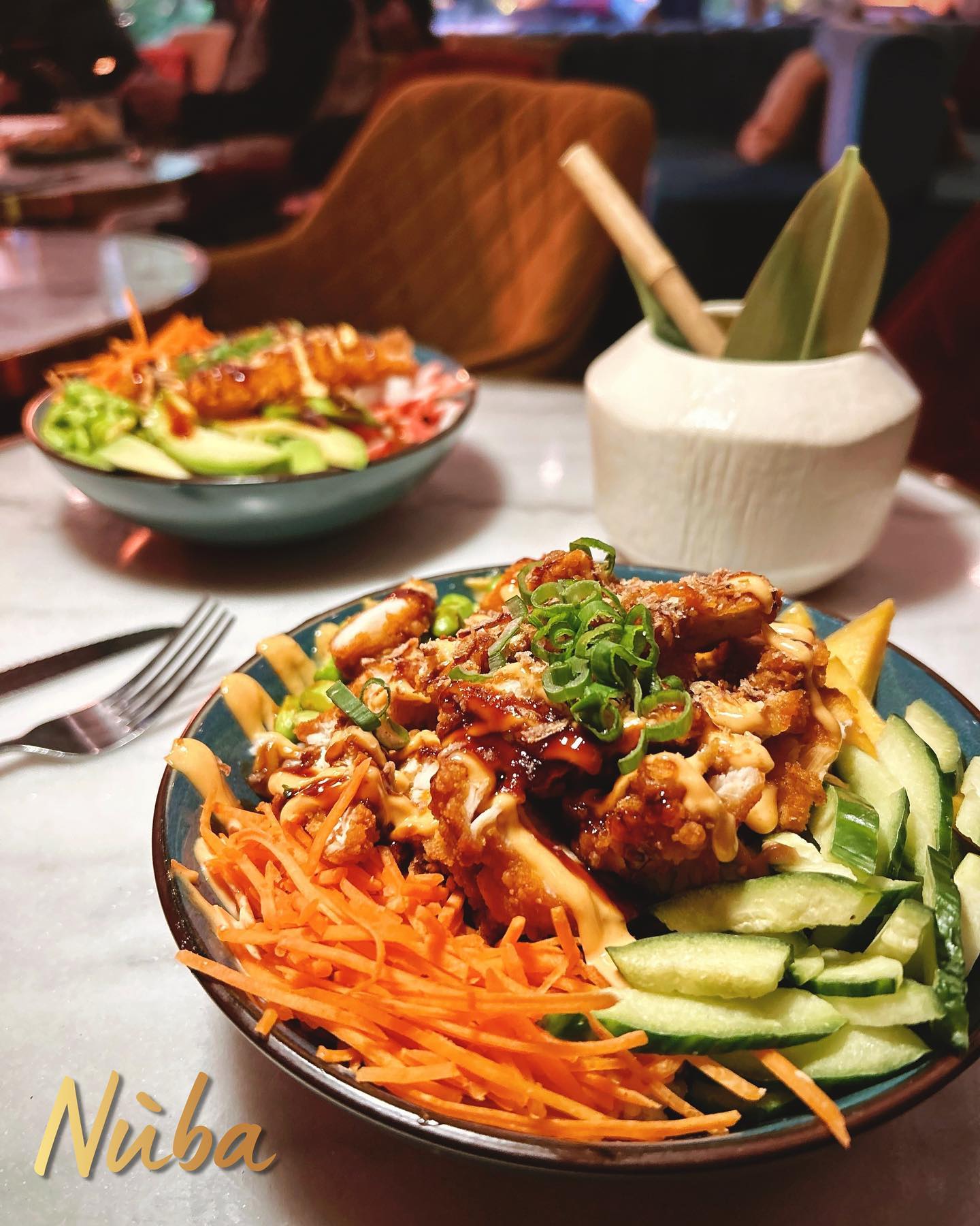 Plat servi au restaurant halal