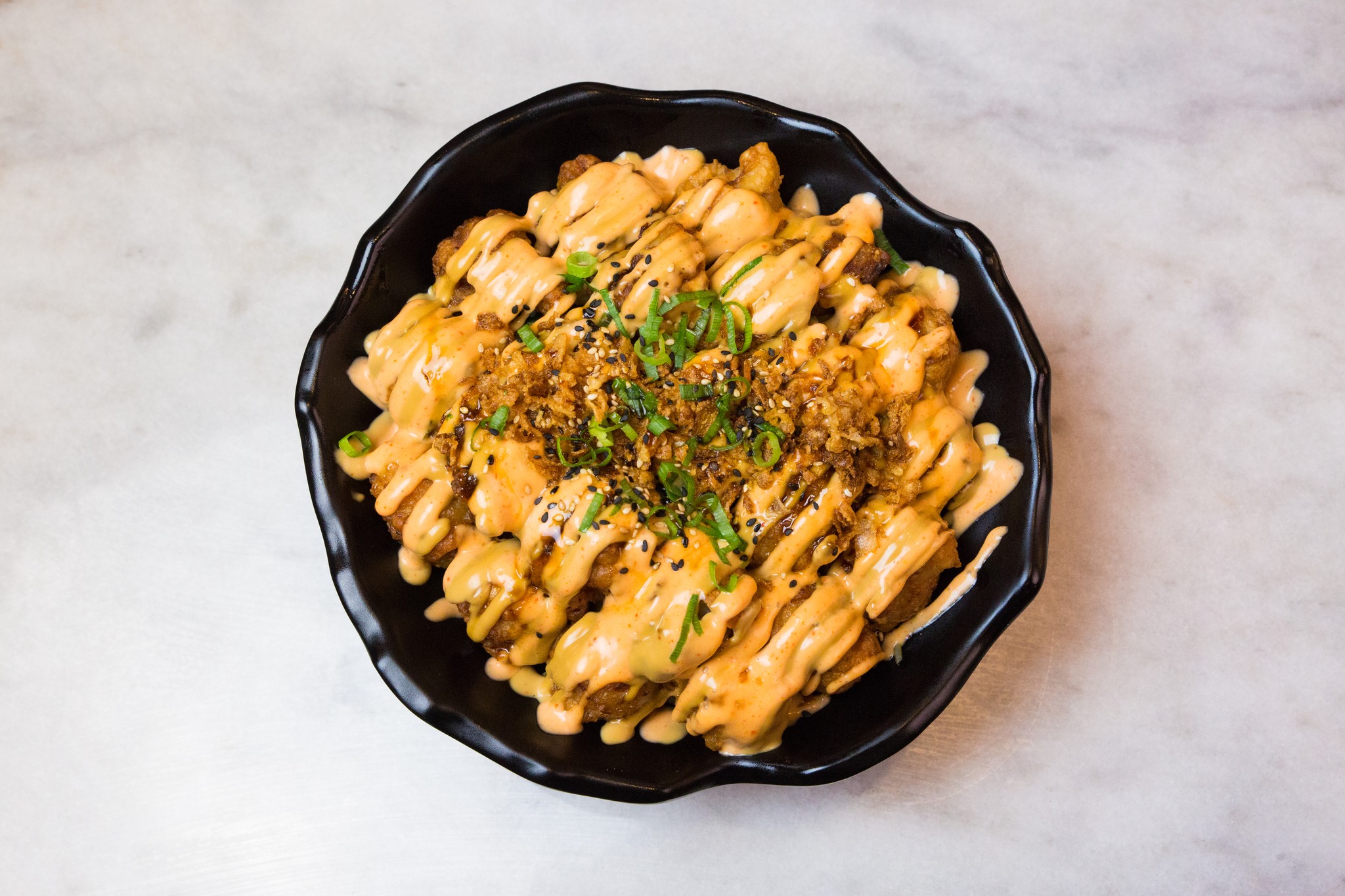 Dish served at the halal restaurant