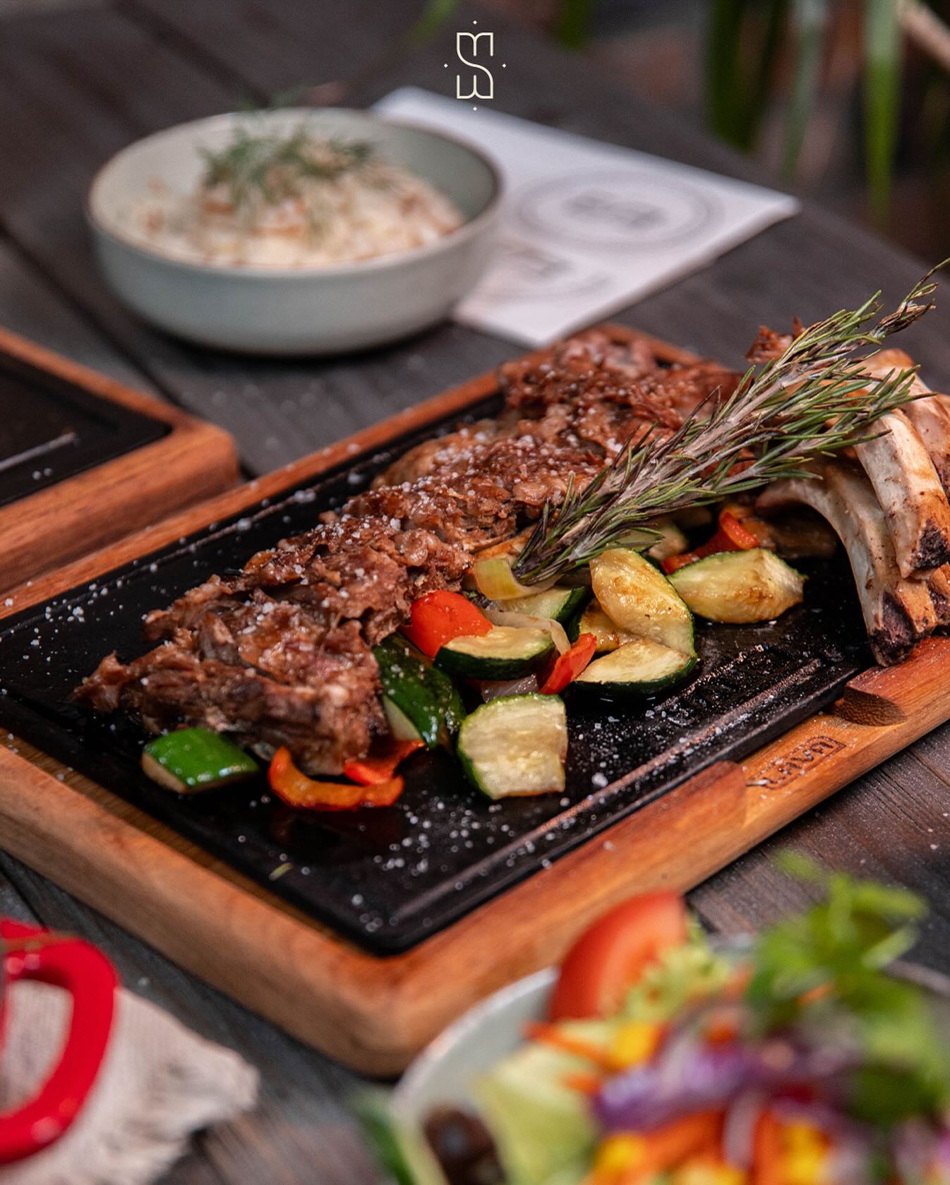 Dish served at the halal restaurant
