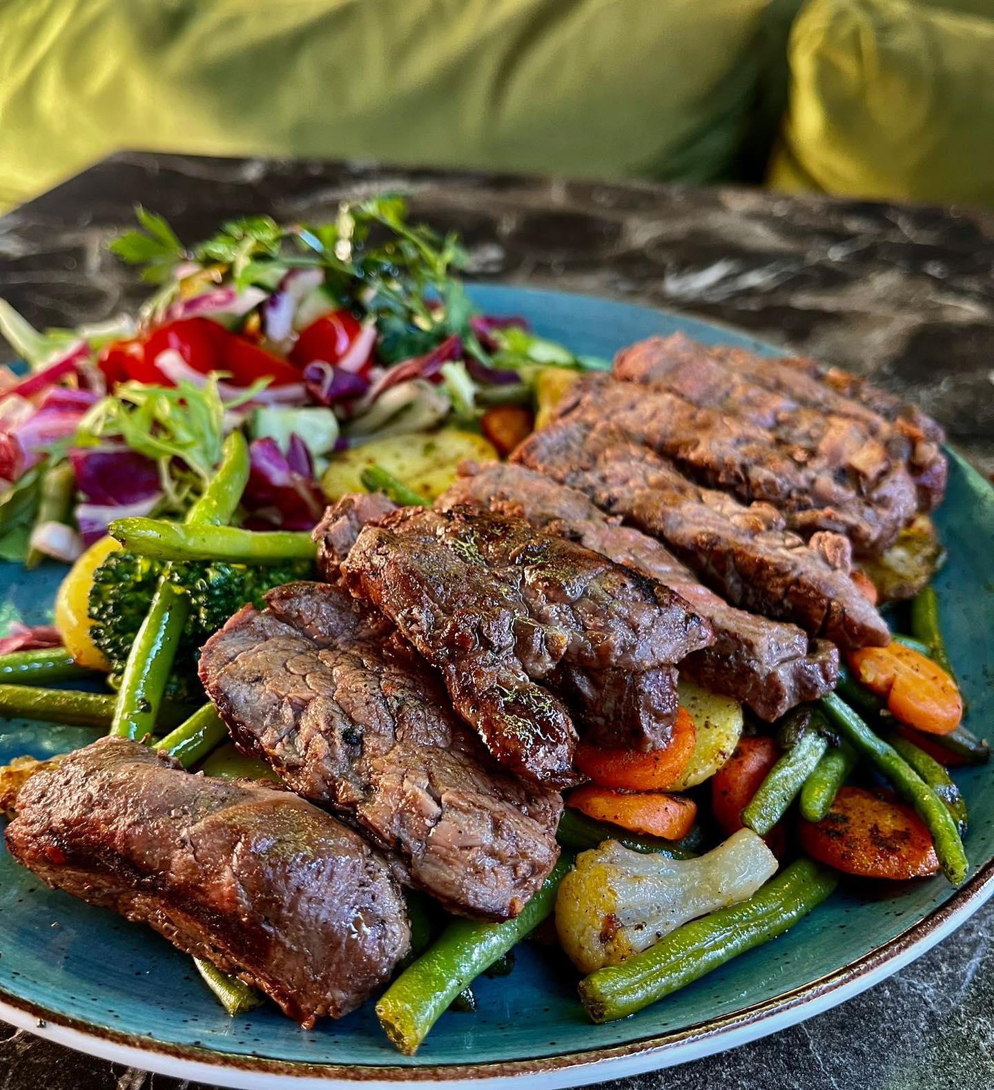 Dish served at the halal restaurant