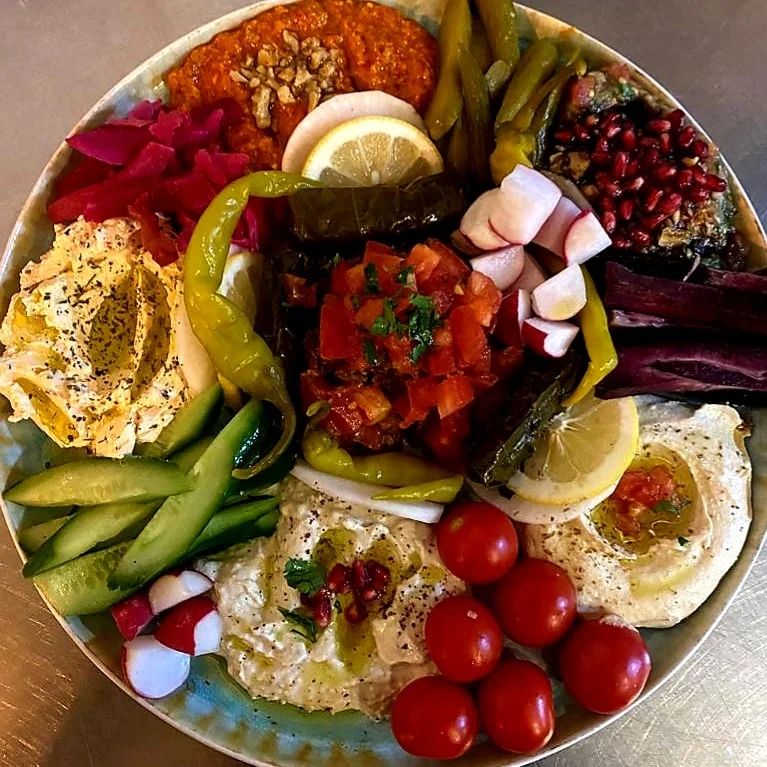 Dish served at the halal restaurant