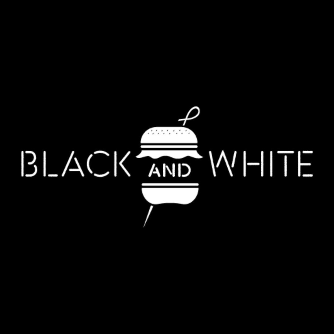 Logo of the halal restaurant Black & White Burger