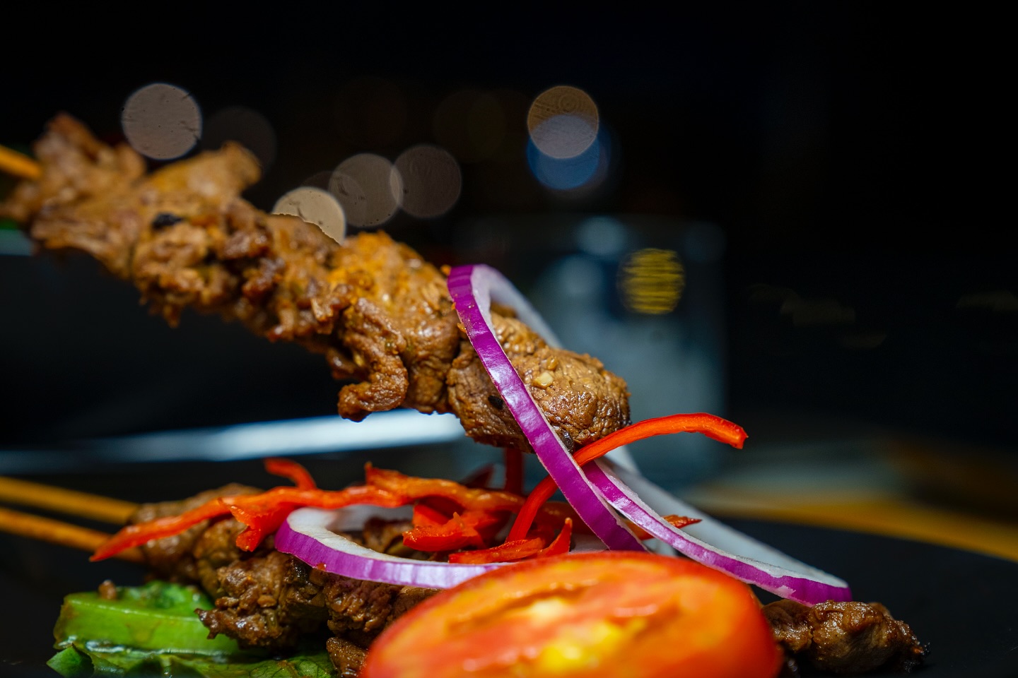 Dish served at the halal restaurant