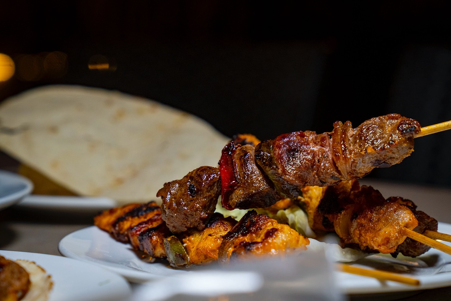 Dish served at the halal restaurant