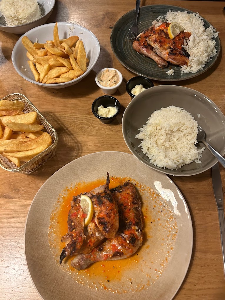 Dish served at the halal restaurant