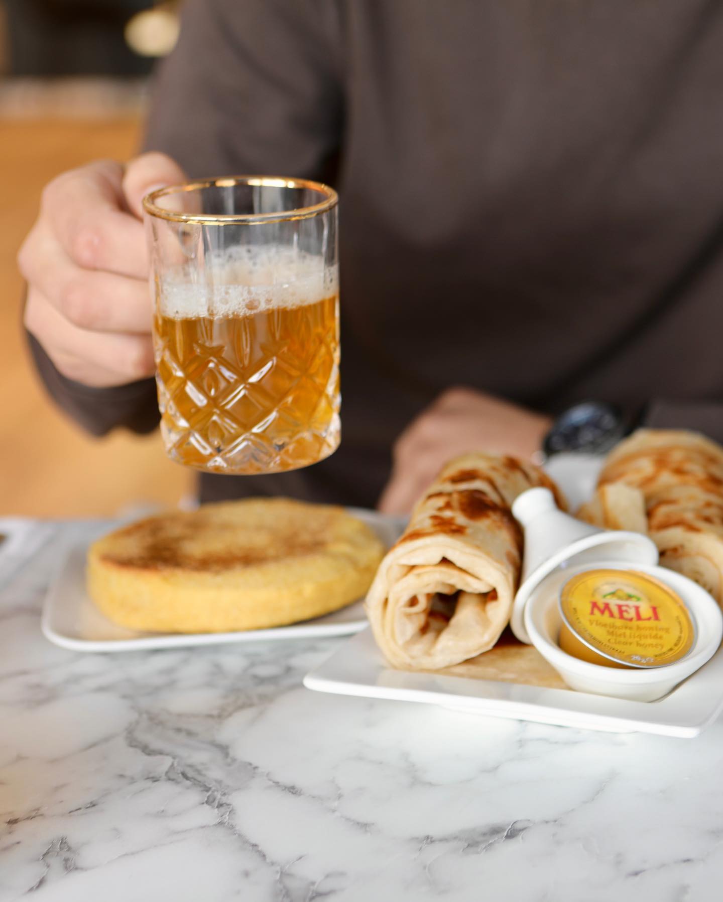 Dish served at the halal restaurant