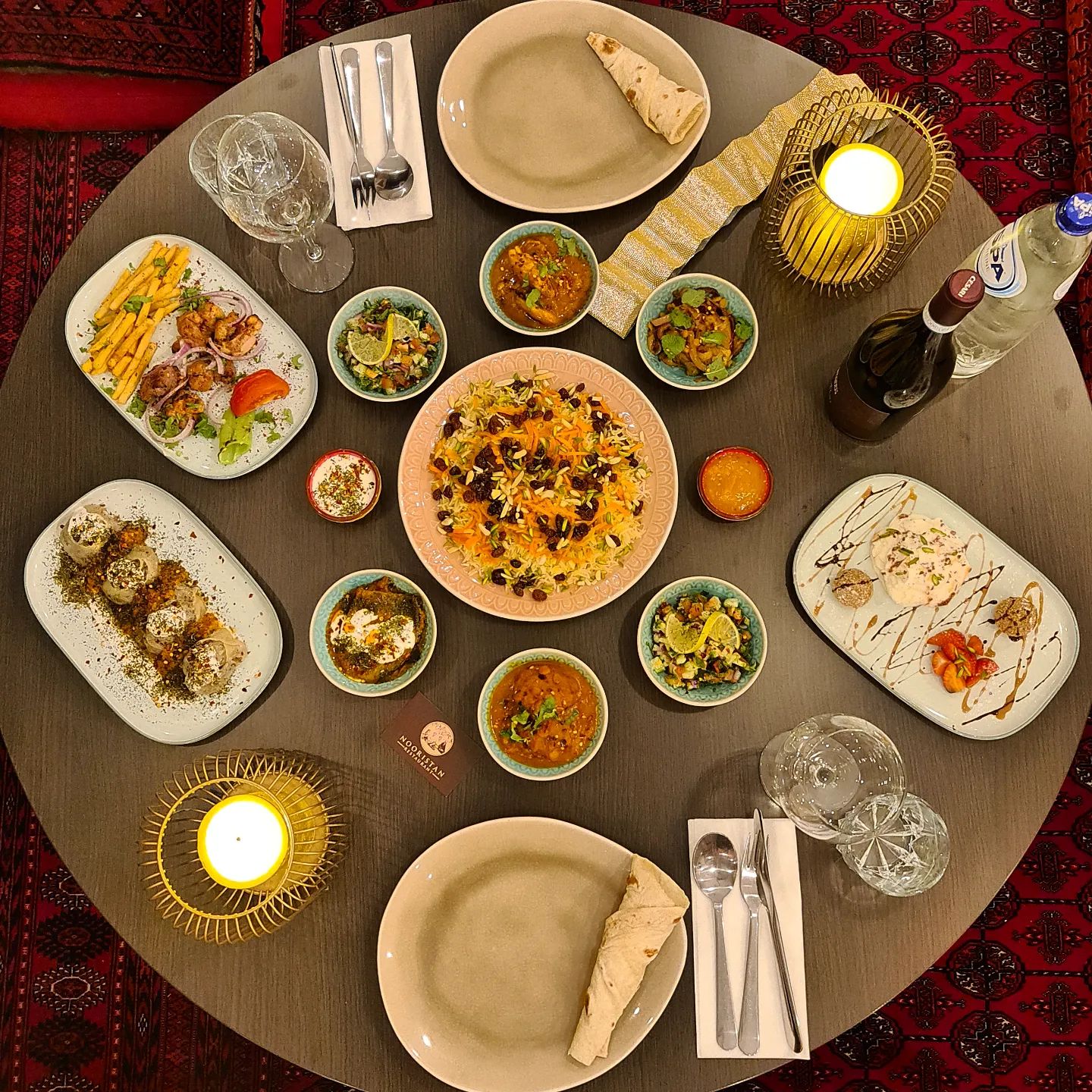 Dish served at the halal restaurant