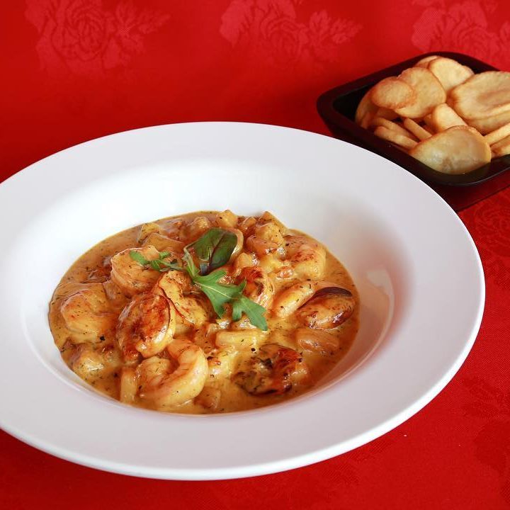 Dish served at the halal restaurant