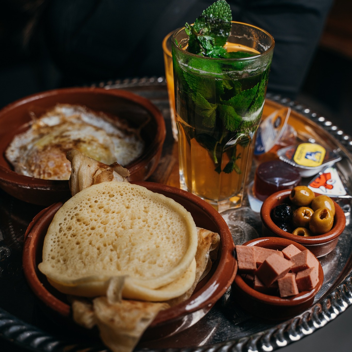 Plat servi au restaurant halal